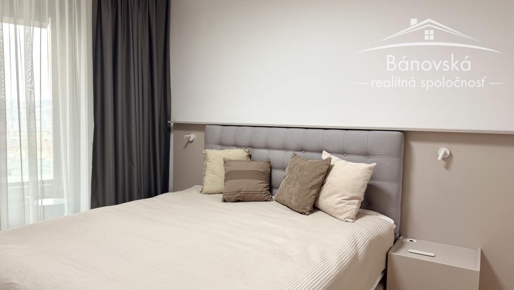 PRÉMIOVÝ PRENÁJOM – Dizajnový 2-izbový byt v SKY PARKU | Veža 4 | 16. poschodie