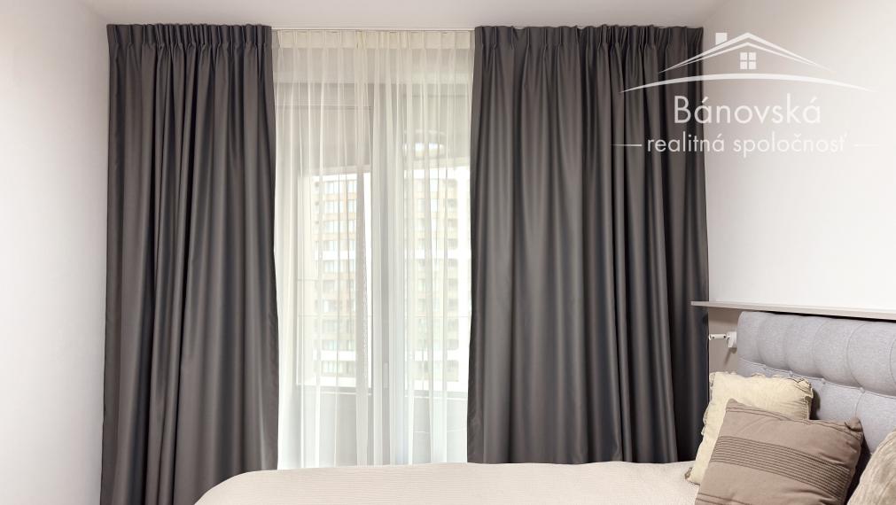 PRÉMIOVÝ PRENÁJOM – Dizajnový 2-izbový byt v SKY PARKU | Veža 4 | 16. poschodie